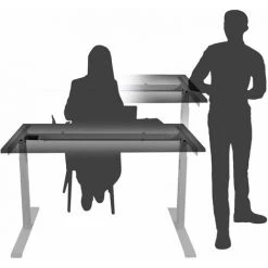 SVITA Piétement De Bureau Réglable En Hauteur électriquement Pieds De Table En Métal Gris -France Bureau Soldes 2022 53948475 4