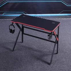 XUNDD Bureau Gaming, Bureau Gamer PC Pieds De Bureau Metal En Forme De K Et Bureau En Fibre De Carbone Pour Maison Dortoir 80 X 60 X 74cm 10 XUNDD Bureau Gaming, Bureau Gamer PC Pieds De Bureau Metal En Forme De K Et Bureau En Fibre De Carbone Pour Maison Dortoir 80 X 60 X 74cm -France Bureau Soldes 2022 54068984 4