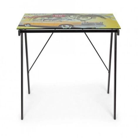 WEBMARKETPOINT Bureau Young California Plateau Verre 113x58 Cm 4 WEBMARKETPOINT Bureau Young California Plateau Verre 113x58 Cm – Image 2
