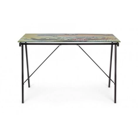 WEBMARKETPOINT Bureau Young California Plateau Verre 113x58 Cm 5 WEBMARKETPOINT Bureau Young California Plateau Verre 113x58 Cm – Image 3