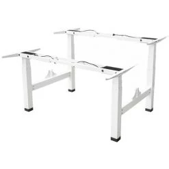SEDERO Bureau Double électrique Réglable - 180 X 80 Cm - 2 Moteurs Doubles - Blanc/Chêne -France Bureau Soldes 2022 54095905 5