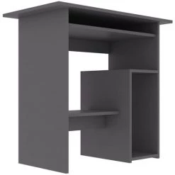 Hommoo Bureau Gris 80 X 45 X 74 Cm Agglomere 10 Hommoo Bureau Gris 80 X 45 X 74 Cm Agglomere -France Bureau Soldes 2022 54152755 4