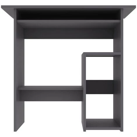 Hommoo Bureau Gris 80 X 45 X 74 Cm Agglomere 7 Hommoo Bureau Gris 80 X 45 X 74 Cm Agglomere – Image 5