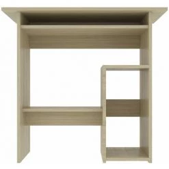 Hommoo Bureau Chene Sonoma 80 X 45 X 74 Cm Agglomere 11 Hommoo Bureau Chene Sonoma 80 X 45 X 74 Cm Agglomere -France Bureau Soldes 2022 54152962 5