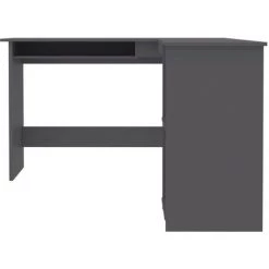 Hommoo Bureau D'angle En Forme De L Gris 120x140x75 Cm Agglomere 10 Hommoo Bureau D'angle En Forme De L Gris 120x140x75 Cm Agglomere -France Bureau Soldes 2022 54153478 4