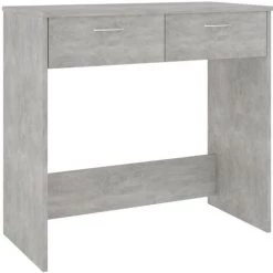 Hommoo Bureau Gris Beton 80x40x75 Cm Agglomere 8 Hommoo Bureau Gris Beton 80x40x75 Cm Agglomere -France Bureau Soldes 2022 54154848 2