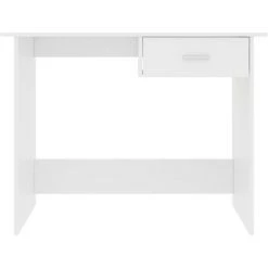 Hommoo Bureau Blanc 100 X 50 X 76 Cm Agglomere 10 Hommoo Bureau Blanc 100 X 50 X 76 Cm Agglomere -France Bureau Soldes 2022 54167984 4