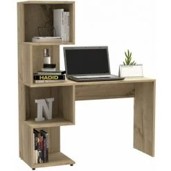 NETFURNITURE Brooks Desk Tall étagères (côté Droit) - Crème -France Bureau Soldes 2022 54287304 2