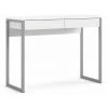 NETFURNITURE Fosy Desk 2 Tiroirs En Blanc Haut Brillant - Blanc 1 NETFURNITURE Fosy Desk 2 Tiroirs En Blanc Haut Brillant - Blanc -France Bureau Soldes 2022 54287372 1