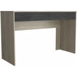 NETFURNITURE HARVEY 2 DESTRER BUREAU - Marron