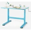COSTWAY Bureau Pour Enfants 80 X 60 Cm, Table D'Étude Debout Réglable En Hauteur Pour Enfants Blue