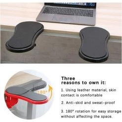 READCLY Soutien Portable Arm Design Ergonomique Articulé Computer, Repose-poignet Assistance Accoudoir,Taille Réglable Accoudoir Bureau Extender-Réglable à 180 °, Détend Les Muscles Des épaules -France Bureau Soldes 2022 54471863 5