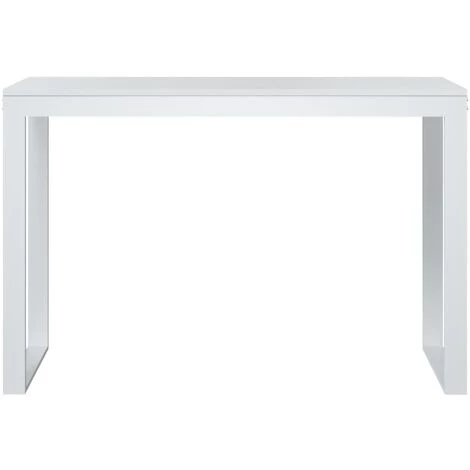 TRUE DEAL Bureau D'ordinateur Blanc 110x60x73 Cm Aggloméré 5 TRUE DEAL Bureau D'ordinateur Blanc 110x60x73 Cm Aggloméré – Image 3