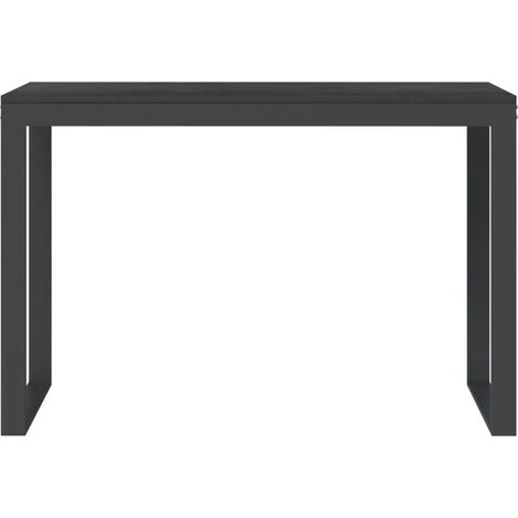 TRUE DEAL Bureau D'ordinateur Noir 110x60x73 Cm Aggloméré 5 TRUE DEAL Bureau D'ordinateur Noir 110x60x73 Cm Aggloméré – Image 3