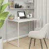 TRUE DEAL Bureau D'ordinateur Blanc 110x60x70 Cm Aggloméré -France Bureau Soldes 2022 54483309 1