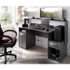 CAESAROO Bureau GAMER PC Couleur Graphite Avec Porte Et Tiroir | Graphite -France Bureau Soldes 2022 54569914 1