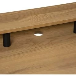 Bureau En Fer Et Bois Coloris Beige - Longueur 110 X Profondeur 55 X Hauteur 85 Cm -PEGANE- -France Bureau Soldes 2022 54815805 3