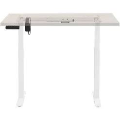 ML-DESIGN Cadre De Bureau électrique Assis Debout Réglable En Hauteur 73-123 Cm Blanc -France Bureau Soldes 2022 55022797 3