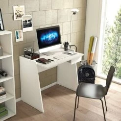 TERRANEO Bureau à Domicile Smartworking Design Moderne 90x60 Contemporary