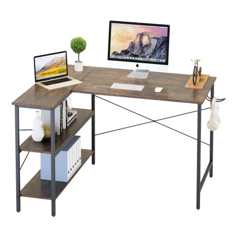 YOOUYIDA Bureau En L Avec Tablette, Homeoffice 6 YOOUYIDA Bureau En L Avec Tablette, Homeoffice – Image 4