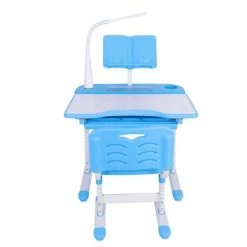YB Bureau Pour Enfants à Hauteur Réglable Et Chaise Confortable Avec Lampe Table D'étude Pour Enfants 100 ~ 240 V -France Bureau Soldes 2022 55204335 3