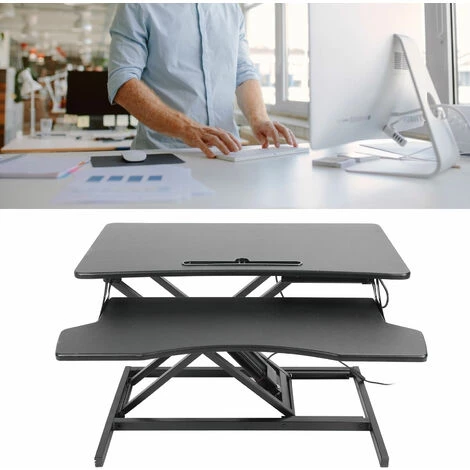 YB Bureau D'ordinateur Table élévatrice Réglable En Hauteur Mobilier De Bureau à Domicile Prise EU 100?240V 5 YB Bureau D'ordinateur Table élévatrice Réglable En Hauteur Mobilier De Bureau à Domicile Prise EU 100?240V – Image 3