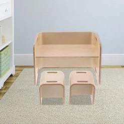 YB Ensemble De Tabourets De Table En Bois 3 En 1 Chaises De Bureau Multifonctions Ensemble De Meubles De Maison Pour Enfants -France Bureau Soldes 2022 55204729 5