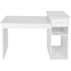 YB Bureau D'ordinateur En Bois Moderne Pour L'étude D'étudiants écrivant La Table De Travail De Bureau à Domicile Avec Des Tiroirs -France Bureau Soldes 2022 55204760 3