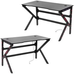 YB Bureau D'ordinateur De Table De Jeu Ergonomique De 120cm Avec Le Cadeau De Gar?on De Meubles De Lumière De LED De RVB Pour L'usage à La Maison 8 YB Bureau D'ordinateur De Table De Jeu Ergonomique De 120cm Avec Le Cadeau De Gar?on De Meubles De Lumière De LED De RVB Pour L'usage à La Maison -France Bureau Soldes 2022 55205076 2
