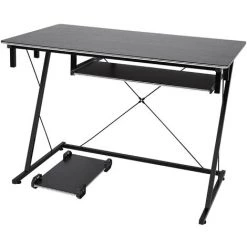 YB Table D'extrémité De Bureau D'ordinateur En Forme De Z Bureau D'ordinateur Portable Nuit Pour Manger Lire Travailler -France Bureau Soldes 2022 55205179 3
