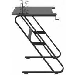 YOUTHUP Bureau De Jeu Avec Pieds En Forme De ZZ Noir 110x60x75 Cm - Noir -France Bureau Soldes 2022 55266392 5