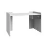 M-S Bureau 1 Tiroir Blanc Et Anthracite - AMEDA -France Bureau Soldes 2022 55279876 1
