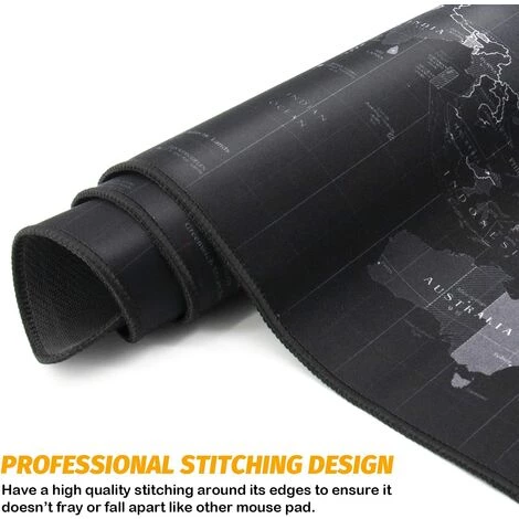 GUAZHUNIFR Tapis De Souris,Tapis De Souris De Jeu étendu 800*300 Mm,Tapis De Souris De Carte Du Monde HD,avec Base Antidérapante,Tapis Imperméable Et Pliable,Tapis De Bureau Adapté Aux Joueurs,Guazhuni 7 GUAZHUNIFR Tapis De Souris,Tapis De Souris De Jeu étendu 800*300 Mm,Tapis De Souris De Carte Du Monde HD,avec Base Antidérapante,Tapis Imperméable Et Pliable,Tapis De Bureau Adapté Aux Joueurs,Guazhuni – Image 5