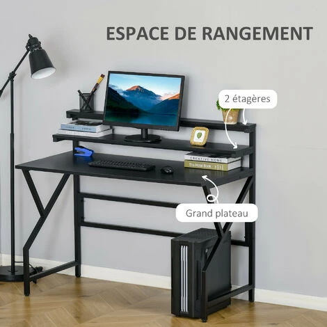 MH Bureau Gaming KELIS Noir 6 MH Bureau Gaming KELIS Noir – Image 4