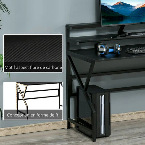 MH Bureau Gaming KELIS Noir 7 MH Bureau Gaming KELIS Noir – Image 5