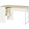 MH Bureau D'angle Avec Rangements RONY Chêne Clair Et Blanc -France Bureau Soldes 2022 55414384 1