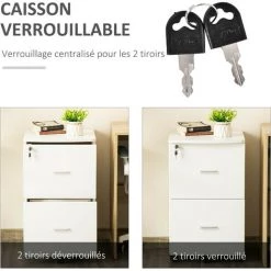 MH Caisson De Bureau Verouillable ROLPH Blanc 11 MH Caisson De Bureau Verouillable ROLPH Blanc -France Bureau Soldes 2022 55414409 5