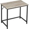 VASAGLE Bureau, Table, Poste De Travail, 80 X 50 X 75 Cm, Pour Bureau, Salon, Chambre, Assemblage Simple, Métal, Style Industriel, Grège Et Noir Par SONGMICS LWD038B02 - Grège Et Noir 2 VASAGLE Bureau, Table, Poste De Travail, 80 X 50 X 75 Cm, Pour Bureau, Salon, Chambre, Assemblage Simple, Métal, Style Industriel, Grège Et Noir Par SONGMICS LWD038B02 - Grège Et Noir -France Bureau Soldes 2022 55482081 1