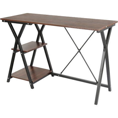 SiFree®Bureau Informatique Table D'ordinateur De Bureau Avec 2 Tablettes 120 * 48 * 77.5cm 3 SiFree®Bureau Informatique Table D'ordinateur De Bureau Avec 2 Tablettes 120 * 48 * 77.5cm