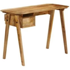 TRUE DEAL Bureau 110 X 50 X 76 Cm Bois De Manguier Massif