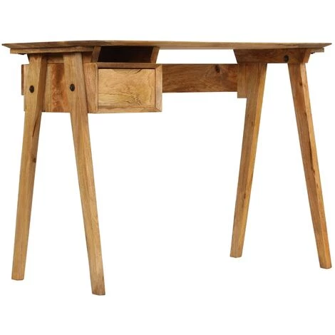 TRUE DEAL Bureau 110 X 50 X 76 Cm Bois De Manguier Massif 6 TRUE DEAL Bureau 110 X 50 X 76 Cm Bois De Manguier Massif – Image 4