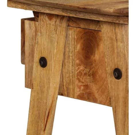 TRUE DEAL Bureau 110 X 50 X 76 Cm Bois De Manguier Massif 7 TRUE DEAL Bureau 110 X 50 X 76 Cm Bois De Manguier Massif – Image 5