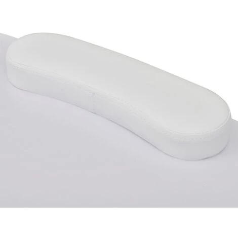 INLIFE Table à Manucure Pliable Avec Roulettes Blanc 5 INLIFE Table à Manucure Pliable Avec Roulettes Blanc – Image 3