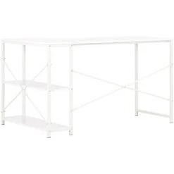 INLIFE Bureau D'ordinateur Blanc 120 X 72 X 70 Cm -France Bureau Soldes 2022 55639874 4