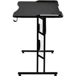 ASUPERMALL Table De Jeu, Bureau De Jeu Avec éclairage LED Et Support Pour Casque, Pour E-sport, Grand Bureau D'ordinateur De Jeu Avec Télécommande, Surface De Table 120 X 60 Cm -France Bureau Soldes 2022 55665491 4