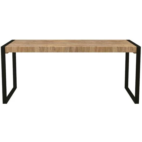 VENTE-UNIQUE.COM Bureau HARLEM - Bois De Manguier & Métal - Naturel Foncé 3 VENTE-UNIQUE.COM Bureau HARLEM - Bois De Manguier & Métal - Naturel Foncé