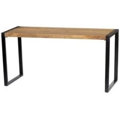 VENTE-UNIQUE.COM Bureau HARLEM - Bois De Manguier & Métal - Naturel Foncé 8 VENTE-UNIQUE.COM Bureau HARLEM - Bois De Manguier & Métal - Naturel Foncé -France Bureau Soldes 2022 55881273 3