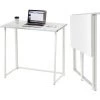 Dripex Table De Bureau Pliante Bureau Informatique Pliable Petit Table D'Ordinateur Pour Bureau Domicile 80 X 45 X 74 Cm - Blanc -France Bureau Soldes 2022 55896412 1