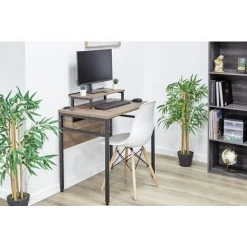 Iris Ohyama, Bureau Informatique/Table De Bureau, Moderne, Bureau,Salon - CDS-800M - L80 X L50 X H75 Cm, Brun Cendré -France Bureau Soldes 2022 56130564 3
