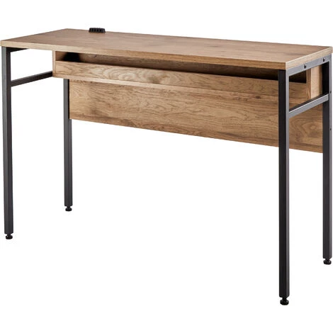 Iris Ohyama, Bureau Informatique/Table De Bureau, Design & Moderne, Bureau,Salon - CDS-1150 - L100 X L40 X H75 Cm, Brun Cendré 3 Iris Ohyama, Bureau Informatique/Table De Bureau, Design & Moderne, Bureau,Salon - CDS-1150 - L100 X L40 X H75 Cm, Brun Cendré